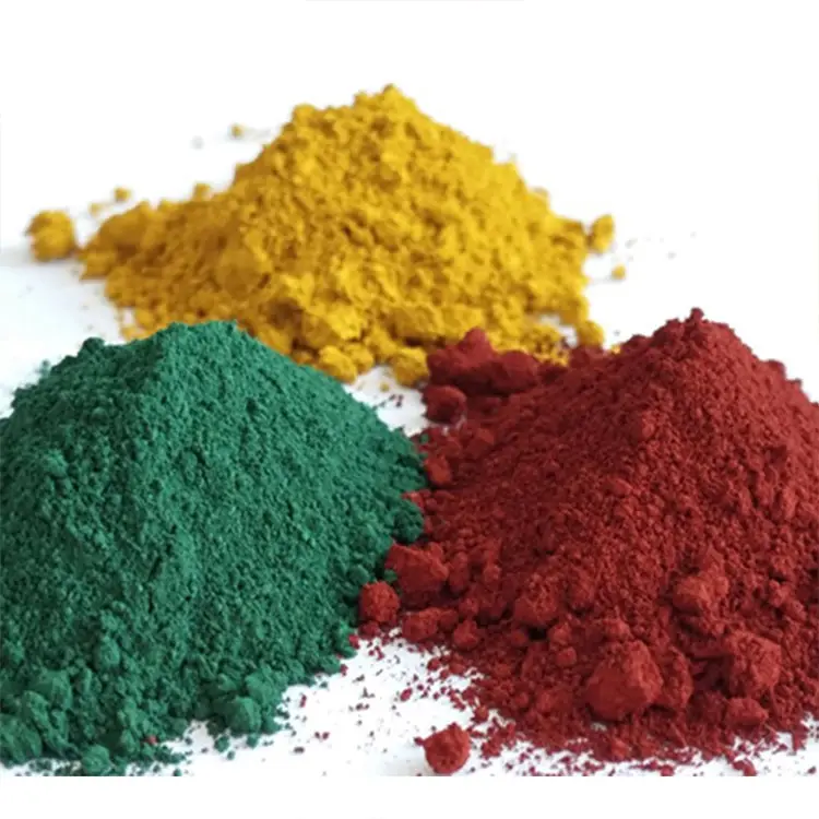 Pigmentos fabricantes de mercado china nano pigmento de óxido de ferro natural