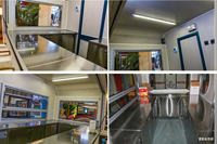 Food Truck Bus à Deux Étages en Aluminium Personnalisé, Préfabriqué, Modulaire et Mobile, pour Café et Restaurant, avec Système d'Alimentation Intégré et Laitier