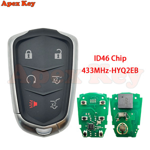 กุญแจรีโมทรถยนต์อัจฉริยะ 315/433MHz 3/4/5 ปุ่ม สำหรับ Cadillac ATX ATS CTS SRX XTS CT6 ATSL XT5 Escalade ปี 2014 2015 2016 2017 - Product Image 5