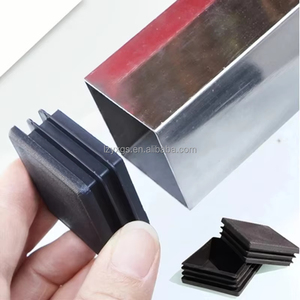 Đen vuông nhựa blanking <span class=keywords><strong>End</strong></span> Mũ Ghế chân ống Ống chèn phích cắm bung 10x10mm 13x13mm 15x15mm 16x16mm - 50x50mm - Product Image 6