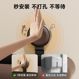 Bathroom Storage Rack 50X30Cm Wall Mounted With Suction Cup Drainage Function For Toilet Vanity - Product Image 3