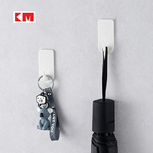 Km6287 3Pcs 2Kg Nhiệm Vụ Nặng Nề Tự Dính Mạnh Mẽ Dính Tường Móc Cho Treo Áo Khăn Key Hat - Product Image 2