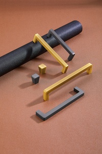 Rắn brass tủ xử lý kéo thanh lịch chất lượng cao tùy chỉnh nhà bếp & Ngăn Kéo/tủ quần áo phần cứng trong chải đen kết thúc - Product Image 3