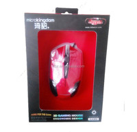 Boîte d'accessoires d'ordinateur de souris d'impression offset personnalisée avec fenêtre boîte d'emballage en papier d'écouteur de câble de données électroniques personnalisée