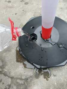 警告トラフィック群集制御バリア水充填加重ベースPEプラスチックスタンションチェーンポストプラスチックチェーン付き - Product Image 5