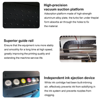Imprimante professionnelle de films autocollants UV DTF avec tête unique DX7, machine à étiquettes en cristal pour transfert personnalisé sur coques de téléphone et cadeaux