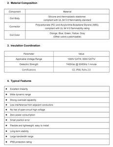 TRKLS-200R1 उच्च परिशुद्धता लचीला rogowski कोइल करंट ट्रांसफार्मर एपर्चर 200 मिमी वर्ग 0.5 सटीकता ct - Product Image 3