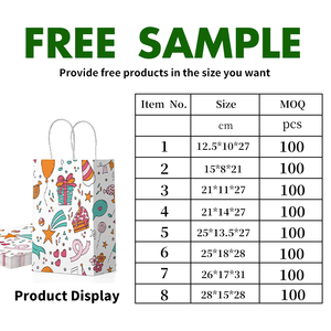 Ein Moq-Druck einfache braune Kraft papiertüte mit verdrehtem Schnur griff Benutzer definierte Papiertüten mit Ihrem eigenen Logo - Product Image 5