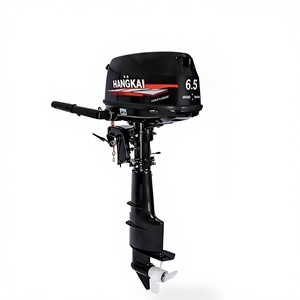 Nouveau Moteur Marin Portable à Essence 2 Temps 6,5 CV, Refroidi par Eau, Arbre Long, Démarrage Manuel, 246cc, pour Bateau, avec Tiller - Product Image 2