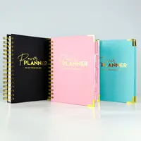 Groothandel 2022 A5 Spiraal Wekelijkse Wellness Doel Productiviteit Dagboek Journal Planner Notebook Voor Gift