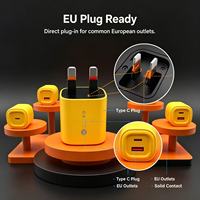 Harga Grosir Pabrik Charger Multifungsi Dual Port PD Fast Charger QC3.0 Sesuai Standar EU