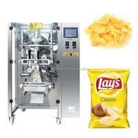 Machine verticale entièrement automatique de conditionnement de chips de pommes de terre Machine de fabrication et d'emballage de chips avec azote