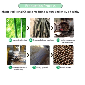 Ventosas de tubo de bambú chino, 6 uds. (6 tamaños), lata especial para belleza y medicina tradicional china, dispositivo de ventosas de Bambú - Product Image 3