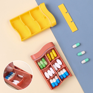 2025 nouveau Portable ABS matériel <span class=keywords><strong>pilulier</strong></span> en plastique <span class=keywords><strong>pilulier</strong></span> mode Portable tablette <span class=keywords><strong>pilulier</strong></span> distributeur - Product Image 6