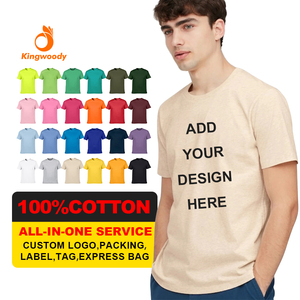 Ingrosso <span class=keywords><strong>t</strong></span>-<span class=keywords><strong>Shirt</strong></span> da ragazzo in cotone 100% in bianco di alta qualità con stampa semplice Logo Plus Size da uomo con <span class=keywords><strong>t</strong></span>-<span class=keywords><strong>Shirt</strong></span> in bianco - Product Image 1
