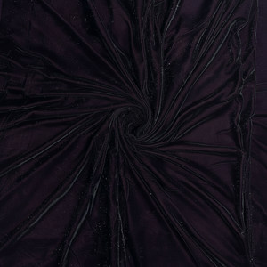 ผ้าม่านโพลีเอสเตอร์สีม่วงเข้มสำหรับเด็กผู้หญิงผ้ากำมะหยี่สไตล์เกาหลีย้อมสี5000หดได้ผ้าม่านเป็นมิตรต่อสิ่งแวดล้อมสำหรับงานแต่งงาน - Product Image 1