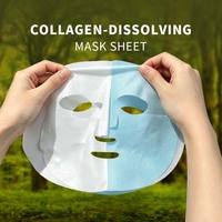 Masque de collagène fondant soluble dans l'eau Proyons CEG15-MOK1 pour soins de beauté, patch liftant au collagène, masque facial sec, produit de soin de la peau