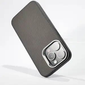 2024新款定制标志防震皮肤感觉碳纤维图案电脑手机壳适用于iPhone 15 14 Pro