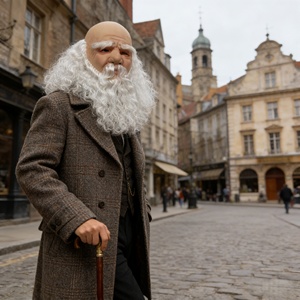 Masque en latex <span class=keywords><strong>de</strong></span> Père Noël ultra-réaliste avec barbe blanche pour cosplay <span class=keywords><strong>de</strong></span> Noël, fêtes, événements à thème et occasions amusantes - Product Image 5