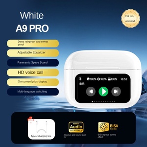 A9pro phiên bản tiêu chuẩn nhà máy trực tiếp âm thanh cao chất lượng in-ear không dây BT Tai nghe với LED đầy đủ màu sắc màn hình cảm ứng chậm trễ thấp - Product Image 3