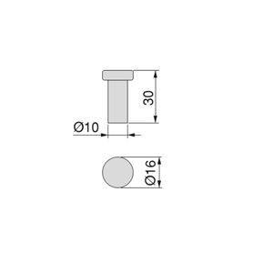 Wellington Zama appendiabiti da parete Set 7 pezzi verniciato nero 7200214 EMUCA - Product Image 2