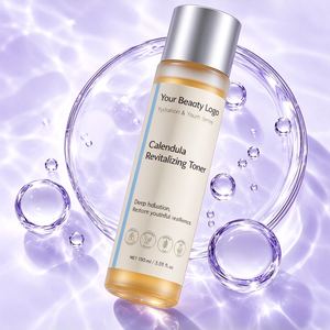 Tónico Facial de Caléndula de Marca Privada, Tónico Hidratante y Calmante para Piel Seca y Sensible, Reparación de la Barrera Cutánea, Fórmula Personalizada - Product Image 1