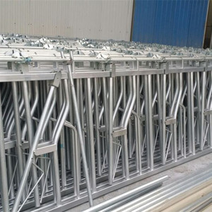 Thép Mạ Kẽm Nóng Ống Bò Thức Ăn Head Khóa Đối Với Sữa Trang Trại - Product Image 1