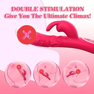 Vibromasseur féminin rechargeable pour femmes, stimulateur clitoridien et point G, baguette de massage - Product Image 4