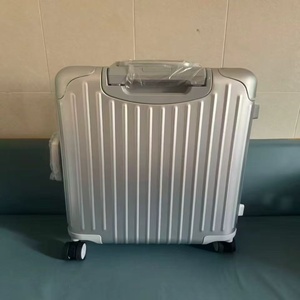 Vente directe d'usine, valise de voyage universelle légère et imperméable en alliage d'aluminium de 20 pouces, de luxe, avec roulettes, vente en gros - Product Image 1