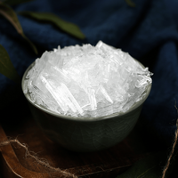 Cristaux de menthol de qualité alimentaire 100 % purs et naturels, extrait de menthe poivrée en vrac pour rafraîchissement et fraîcheur, dentifrice et gommes à mâcher