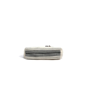 Nuevo diseño a rayas, estilo étnico de alta gama, bolso cruzado cuadrado portátil para mujer, correas dobles para los hombros, cierre con cremallera - Product Image 4