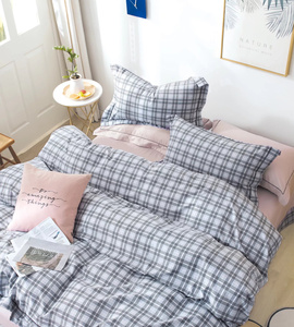 Conjuntos de Capa de Edredom de Algodão Estampado, Conjuntos de Lençóis Personalizados Macios, 3 ou 4 Peças, Conjuntos de Cama de Algodão Estampado com Fronha - Product Image 2