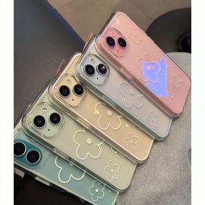 Funda para iPhone 16/17/14/15/12/13 con Diseño Floral Simple de Verano, Dos en Uno, Borde de 15 Colores - Product Image 2