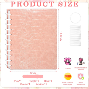 Tùy Chỉnh Da Bìa Disbound Kế Hoạch Màu Hồng Màu Xanh Lá Cây-Máy Tính Xách Tay Bìa Đĩa Đặt Thư Kích Thước 9 11.5in Disbound Máy Tính Xách Tay - Product Image 2