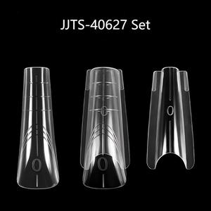 280 pièces de moules à ongles sandwich double forme (superior et inférieur) pour extension rapide, outil de construction d'ongles pour manucure en salon - Product Image 2