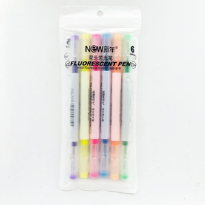 Marcadores Resaltadores Multicolor Pastel al por Mayor, Personalizables con Logotipo, Mini Marcadores de 6 Colores, Doble Punta - Product Image 6