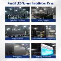 Écran LED de location extérieur couleur pleine P2.976, panneau LED SMD HD, écran LED pour scène et événements
