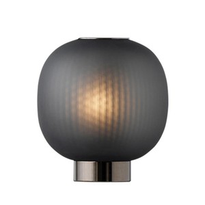 Lámpara de mesa, linterna de cristal E27, LED, control por interruptor, sala de estar, dormitorio, diseño sencillo - Product Image 4