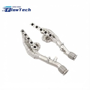 ท่อร่วมไอเสียสแตนเลสแบบความยาวเท่ากันพร้อมแผ่นกันความร้อนสำหรับ Audi R8 5.2 V10 Performance - Product Image 6