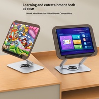 Support de lecture pliable rotatif à 360 degrés en acier au carbone OEM R56/R59 pour tablettes ; support de livre de bureau