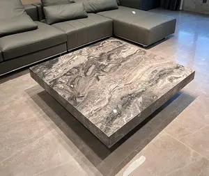 Manufacturers Customized Natural Marble Stone Living Room Coffee Table Tray Hotel Villa Ornaments