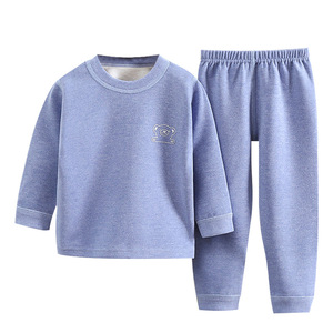 Set di Biancheria Intima Termica per Bambini, in Poliestere, Senza Cuciture, Tinta Unita, Comodo <span class=keywords><strong>Abbigliamento</strong></span> Autunno-Inverno per Neonati - Product Image 5