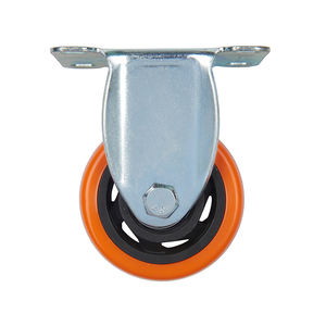 Roda de <span class=keywords><strong>Pu</strong></span> Industrial com freio para refrigerador de ar, rodízios giratórios fixos de 2 polegadas, <span class=keywords><strong>3</strong></span> polegadas e 4 polegadas - Product Image 6