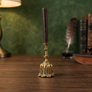 Brass snuffer With Wooden Handle For Indoor Aromatherapy Home Decor - Product Image 1