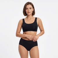 Culottes hygiéniques réutilisables taille haute, vente en gros, fabricant de marques privées, fournisseur, emballage personnalisé