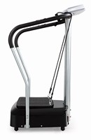 Plateforme d'entraînement pour le corps et la mise en forme, massage par vibration, machine Crazy Fit avec cordes élastiques et fréquence cardiaque