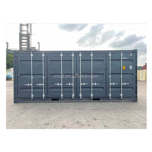 Conteneur d'expédition 20GP à ouverture de porte latérale 20Ft New Dry Corten Steel BV Certified 60CBM Capacity - Product Image 5