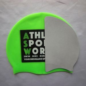 Gorro <span class=keywords><strong>de</strong></span> natación con logotipo impreso <span class=keywords><strong>para</strong></span> deportes acuáticos al aire libre <span class=keywords><strong>de</strong></span> silicona duradera - Product Image 4
