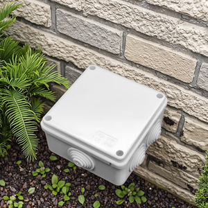 <span class=keywords><strong>Caja</strong></span> de conexiones impermeable PULTE IP65 ABS 100x100x50mm | <span class=keywords><strong>Caja</strong></span> eléctrica <span class=keywords><strong>pequeña</strong></span> con sello de neopreno para cableado <span class=keywords><strong>exterior</strong></span> - Product Image 1