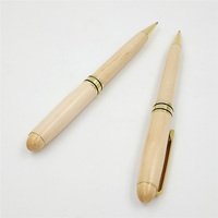Stylo roller en bois d'érable Offre Spéciale stylos en bois bon marché avec logo personnalisé Stylo à bille en bois matériau d'origine
